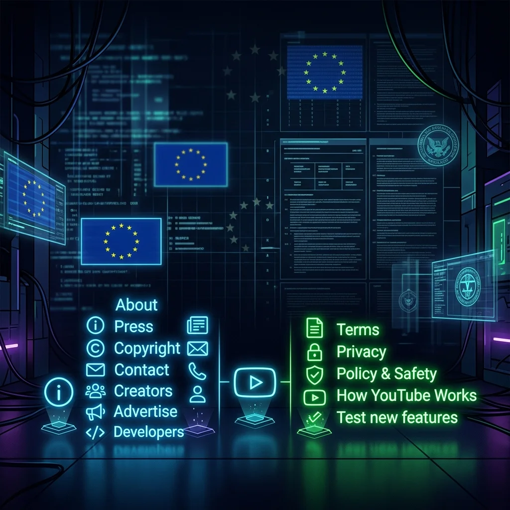 Decoding YouTube''s Footer: A Blueprint for Platform Governance in the Age of Digital Regulation