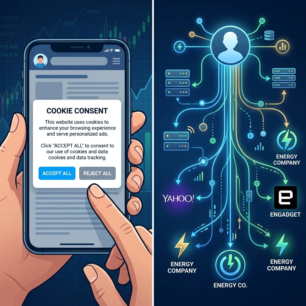 The Hidden Economy of Consent: How Yahoo Finance''s Cookie Notice Shapes Digital Advertising and User Privacy